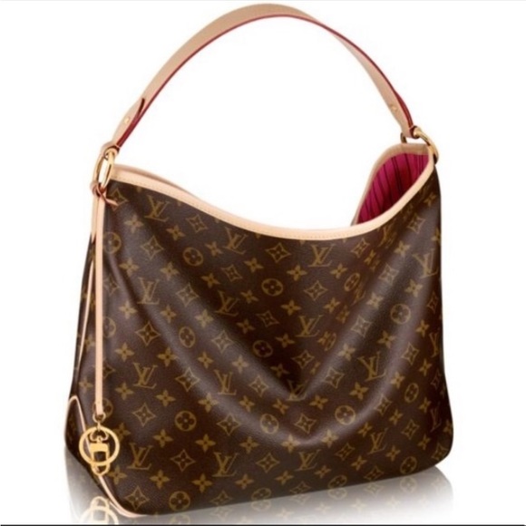 Authentic Louis Vuitton Delightful Pink interior